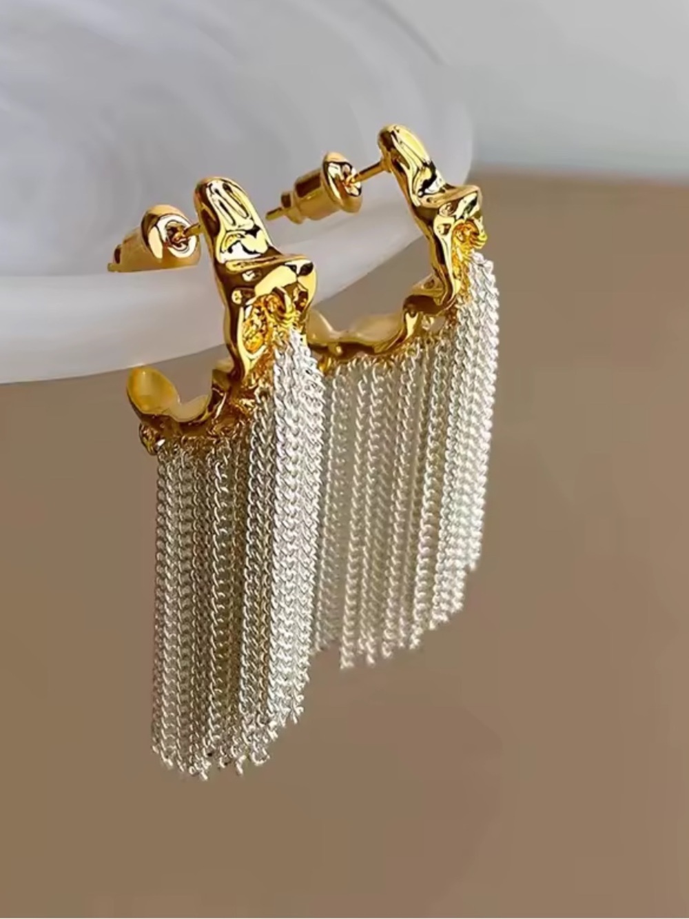 Luxe Waterfall Fringe Earrings